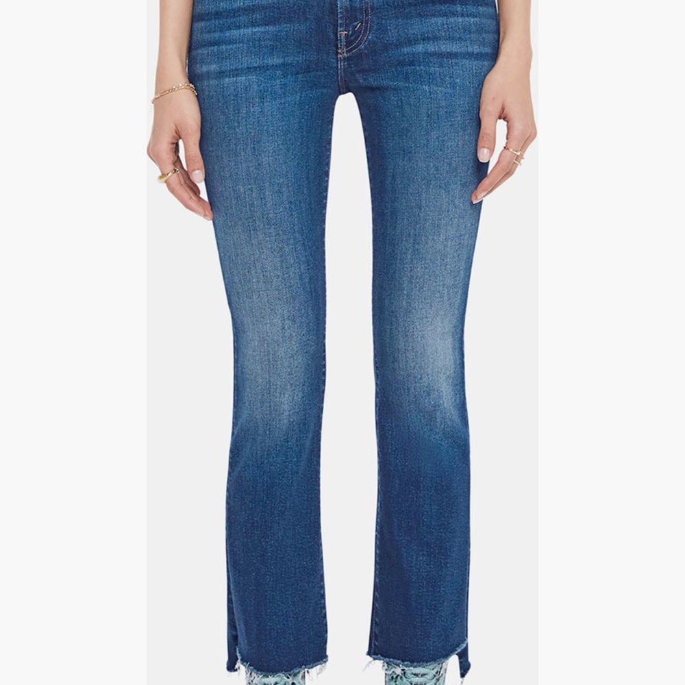 MOTHER Women's Straight Leg Jeans in Deep Blue